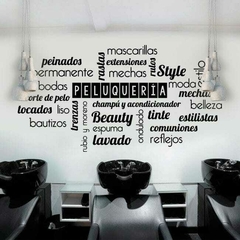 Vinilos Decorativo Peluqueria - Local