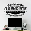 Vinilos Decorativo Frases Motivacionales