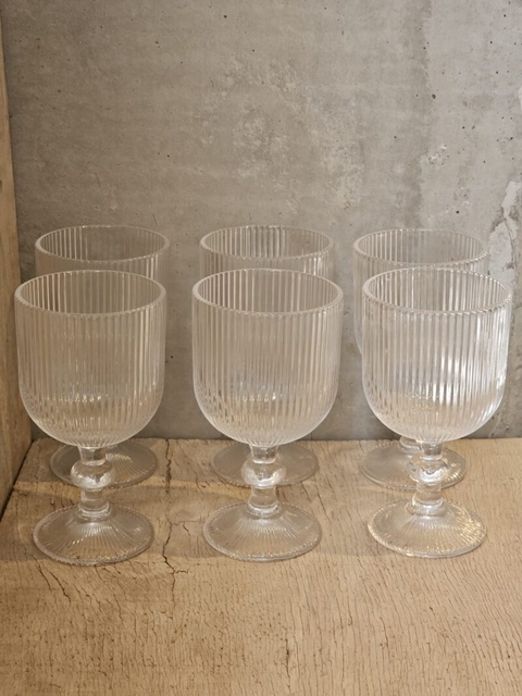 COPAS X 6 LABRADA TRANSPARENTE