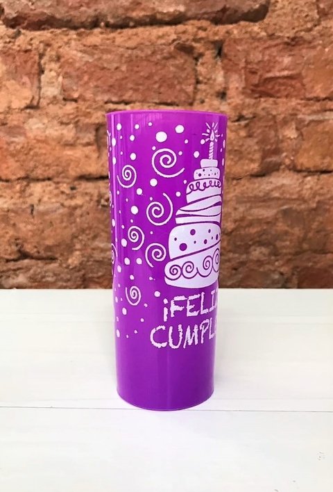 Vaso Feliz Cumple - MKL Distribuidora