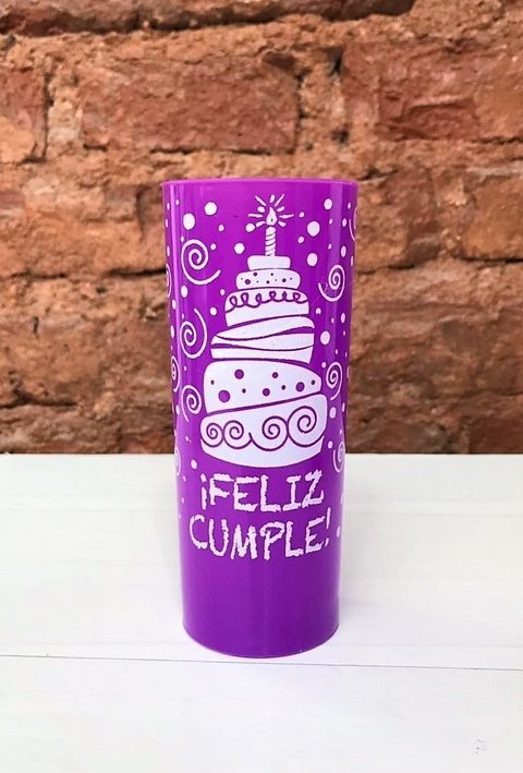 Vaso Feliz Cumple en internet