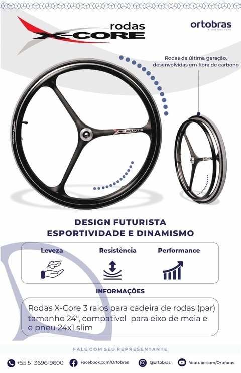 RODAS X-CORE- ORTOBRAS
