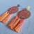 aros mostacilla y crsital - comprar online