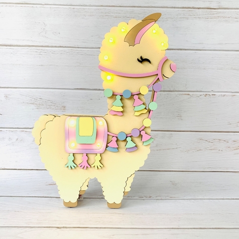 Cartel luminoso “Llamita”