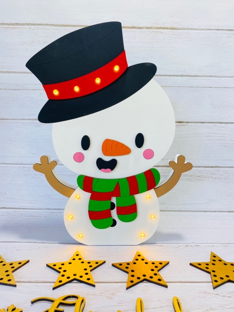 Luminoso “muñeco de nieve” Navidad