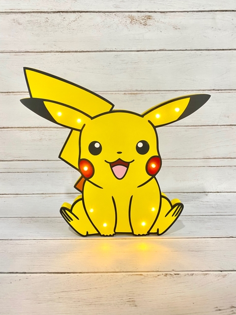 Cartel luminoso “Pikachu”