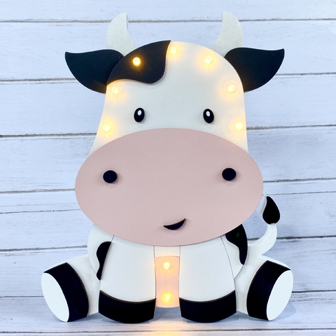 Cartel luminoso “Vaca”