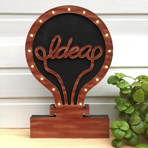 Cartel luminoso “Idea" - comprar online