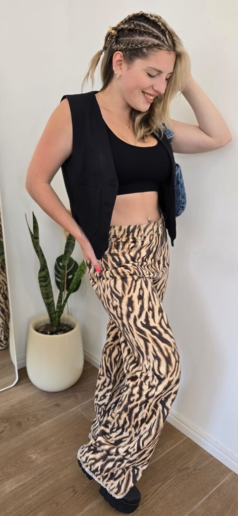 Pant jeans print St.Marie - comprar online