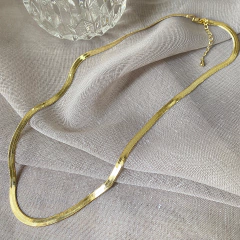 COLAR FITA LAMINADA FOLHEADO A OURO 18K - loja online