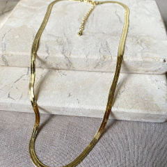 COLAR FITA LAMINADA FOLHEADO A OURO 18K na internet