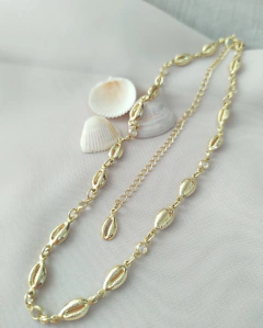  CHOKER  BÚZIO MODA PRAIA