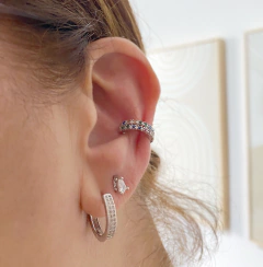 BRINCO PIERCING ARGOLA RAINBOW BANHO RÓDIO SEMIJOIA - comprar online