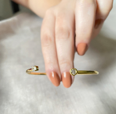 PULSEIRA BRACELETE ARO PONTOS DE LUZ BANHO OURO SEMIJOIA na internet