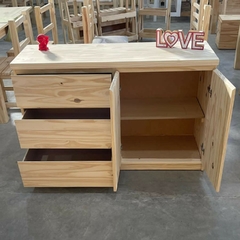 Cajonera ivan con puertas. - La Pinoteca
