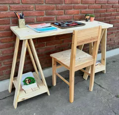 Escritorio con Caballetes