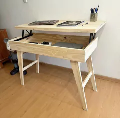 Escritorio retro tapa elevable en internet