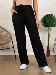 A-Lows A&L calca pantalona de moletinho Basica Classic Reto - loja online