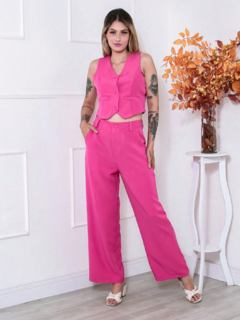 suellen moda Feminina Conjunto De Alfaiataria Feminino Colete + Calça Moda Casual/Social na internet