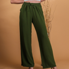 Imagem do MODA Feminina Calça Pantalona malha duna com bolso Moda Feminina