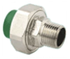 Unión doble mixta 40mm Fusión/rosca M 1 1/4" (10u.)