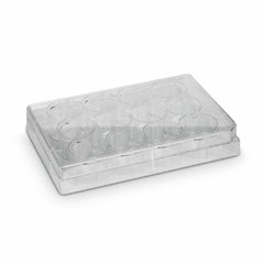Placa Para Cultivo De Células 12 poços Fundo Chato