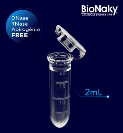 Microtubo PCR para centrifugação graduado 2,0ML - BIONAKY