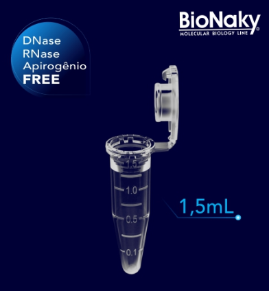 Microtubo PCR para centrifugação graduado 1,5ML - BIONAKY