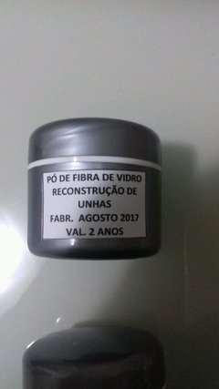 5 Potes de pó de fibra de vidro para reconstrução de unhas na internet