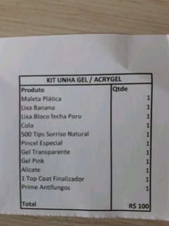 KIT UNHA GEL / ACRYGEL - comprar online