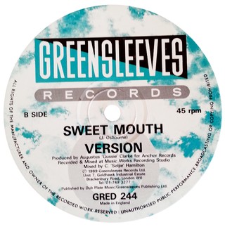 12" Johnny Osbourne & Lady G - Sweet Mouth/Version (Original Press) [VG+]