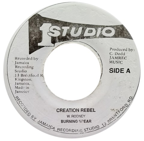 7" Burning Spear - Creation Rebel/Version [VG]