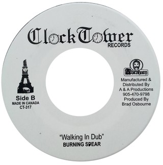 7" Burning Spear - Travelling/Walking In Dub [VG+] - comprar online