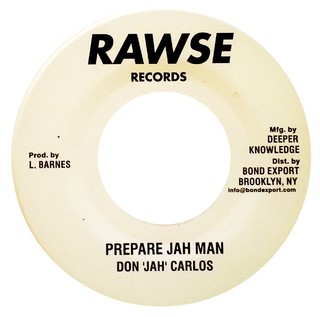 7" Don "Jah" Carlos - Prepare Jah Man/Version [NM]