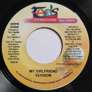 7" Turbulence - My Ex Girlfriend/Version [NM] - comprar online