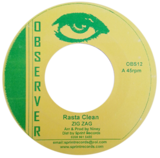 7" Zig Zag - Rasta Clean/Version [NM]