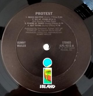 LP Bunny Wailer - Protest (Original US Press) [VG+] na internet