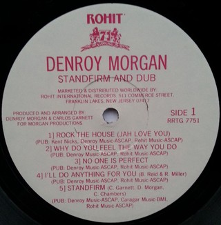 LP Denroy Morgan - Stand Firm & Dub (Original Press) [VG+] na internet