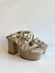 Ambar Alto con plataforma Terciopelo Beige - comprar online