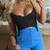Imagem do Cropped renda espartilho beca y2k estilo moda gringa - importado