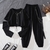 Conjunto calça jogger e casaco corrente estilo tumblr moda gringa - importado - comprar online