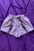 Short fivela roxo estilo tumblr moda gringa