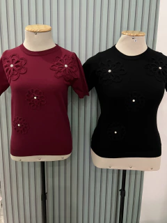 Blusa Tricot Cora Preta - comprar online