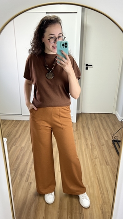 Blusa Tricot Tereza Marrom - Dryas