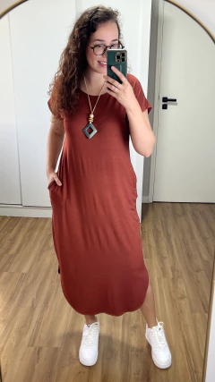 Vestido Siena Terracota