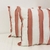 ALMOHADONES TUSOR RAYADOS DESFLECADOS ROSA - comprar online