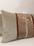 ALMOHADON TERCIOPELO CAMEL COMBINADO - comprar online
