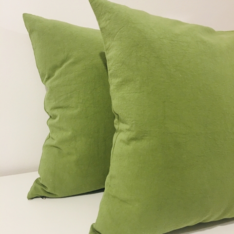 ALMOHADON TUSOR VERDE