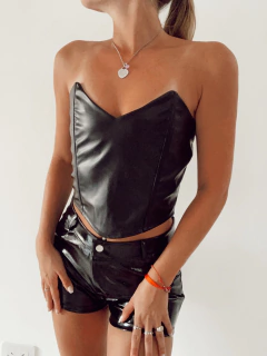 Strapless engomado picos