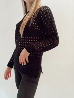 sweater calado 4 colores